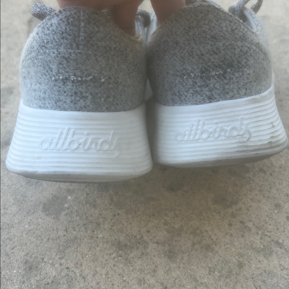 allbirds Men's Grey Wool Running Sneakers Men's Size 11 - Picture 5 of 7